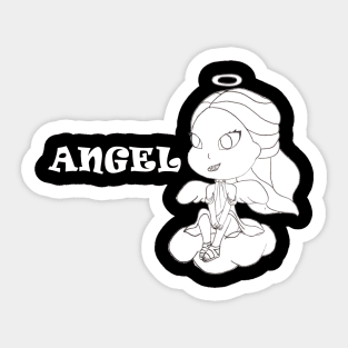 cute angel Sticker